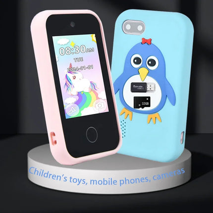 Children Phone Educational Toys MP3 Music Player Games Musical Toy Baby Mobile Selfie Camera Toys for Kids Birthday Gifts
