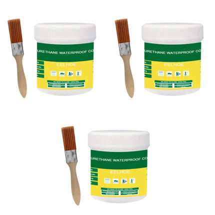 Transparent Waterproof Coating Sealant Agent Wall Leak Repair Material Invisible Glue for Roof Leakage Crack Seepage with Brush