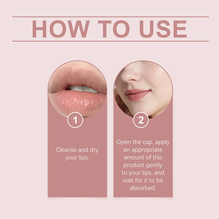 Lip serum, gently moisturizes, finely hydrating, relieves dryness, suitable for soft lips
