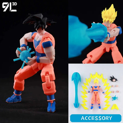 9L3D Printed Deadpool Wolverine Anime Characters Lucky Dummy 13 Action Figures Multi-Jointed Movable Shapeshift Mannequin Toys