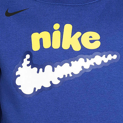 Nike Official Current Season Kids' Round Neck Loose Fit Sweatshirt DQ3860-455