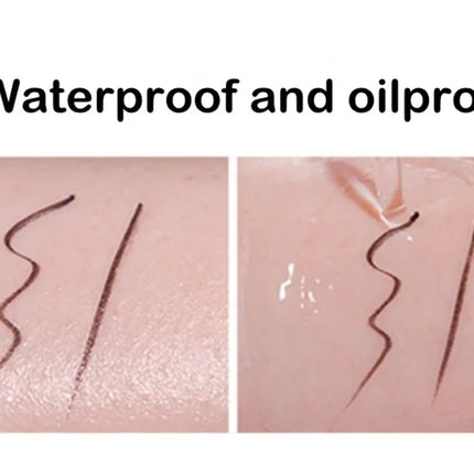 JUDYDOLL Ultra-fine Liquid Eyeliner Skinny Curved Brushwork Long lasting Waterproof Anti Shake Fast Drying Slim Enlarged Eyes