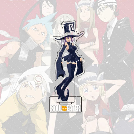 Anime Soul Eater 15cm Acrylic Character Black-star, Kid Standing Model Stand Desktop Decoration Gift