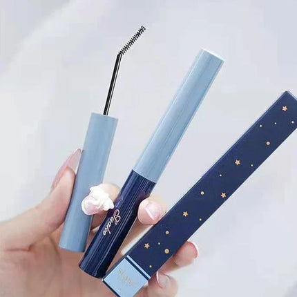 Silk Fiber Matte Mascara Makeup Ultra-Fine Brush Lengthening Eyelashes Extension Fast Dry Brown Black Curling Mascara Comestics