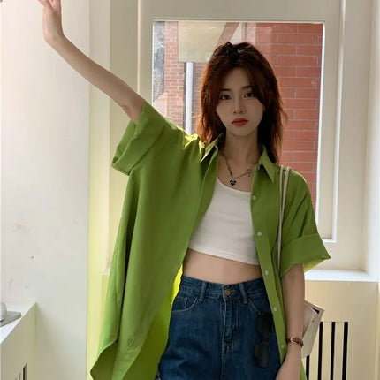 XEJ Elegant and Youthful Women's Blouses Oversize Shirts Women's Summer Clothing Spring 2022 Short-Sleeve Youth Blouses