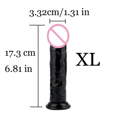 New Realistic Dildos Erotic Jelly Dildo Artificial Penis G-spot Simulation Large penis Anus Anal plug Female penis masturbation