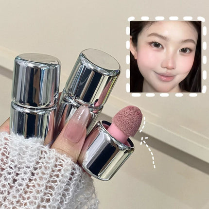 Low Saturation Matte Liquid Blush Water Light Cheek Cream Smooth Blush Big Sponge Brush Head Easy To Apply Natural Rouge Makeup