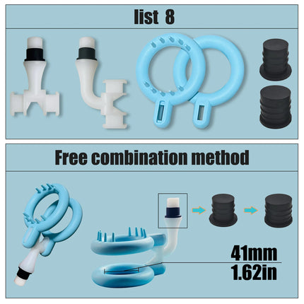 Men's vibrating masturbator Massage gun head soft silicone attachments Adult sexual products Male sex toy fascia gun for penis