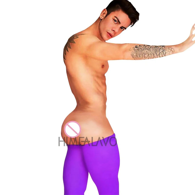 Hot Sexy Gay Men's Bodystocking Opaque Super Elastic Velvet Thigh High Stockings Male11 Colors