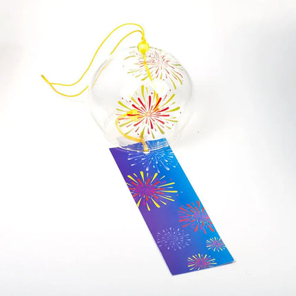 1PC Wind Bell Japan Wind Chimes Handmade Glass Furin Spa Kitchen Office Decor japanese room decor For Home Decoration Party Tool