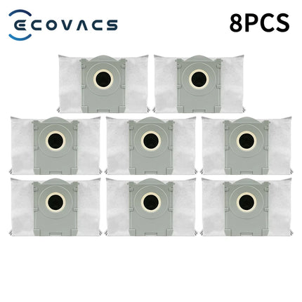 Ecovacs X8 Pro Omni Robot Vacuum Spare Parts Main Side Brushes Mop Cloths HEPA Filters Dust Bags Accessories