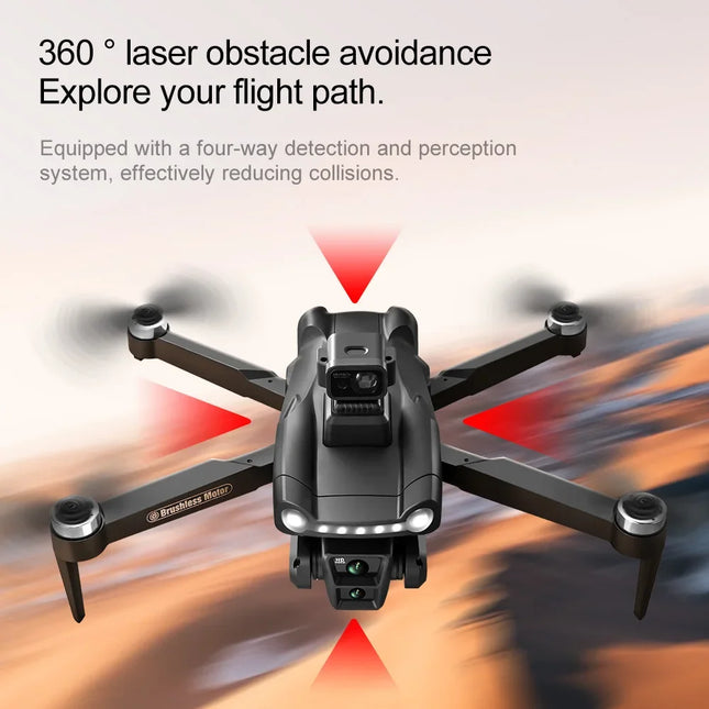 Lenovo V198 MAX GPS Drone 8K Profesional 4K HD Camera  Brushless Laser Obstacle Avoidance Foldable Quadcopter Aerial Optical