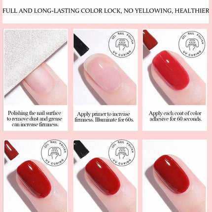 ZH 12ML 8-Color Pearl Shell Thread Nail Gel Polish Long Lasting White Pink Purple Salon Gel Nail Art DIY Solid Gel Polish