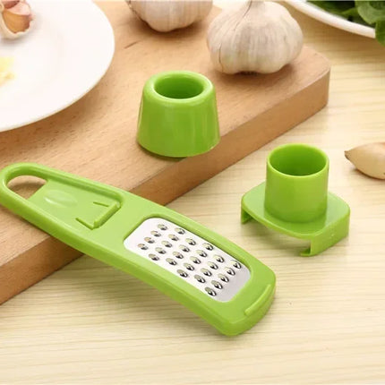 Ginger Garlic Crusher Press Garlic Grinding Grater Cutter Peeler Manual Garlic Mincer Chopping Tool Kitchen Accessories