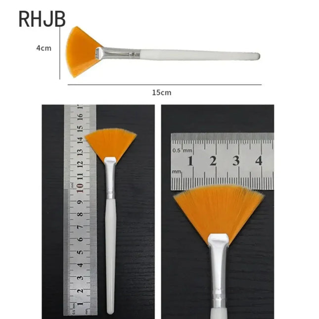 10/50Pcs DIY Face Mask Brush Set Soft Applicator Brushes Makeup Tools Includes Soft Fan Facial Brushes Acid Applicator Brush