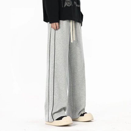 2025 Autumn Men Sweatpants Baggy Joggers Cotton Korean Sports Pants  Neutral Loose Outdoor Jogger Fitness Trouser