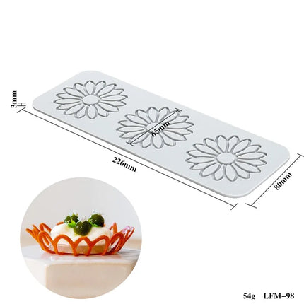 23 styles leaf flower round Designs Silicone Cake Lace Mold Cake Decorating Tool Border Decoration Lace Mold kitchen Baking Tool