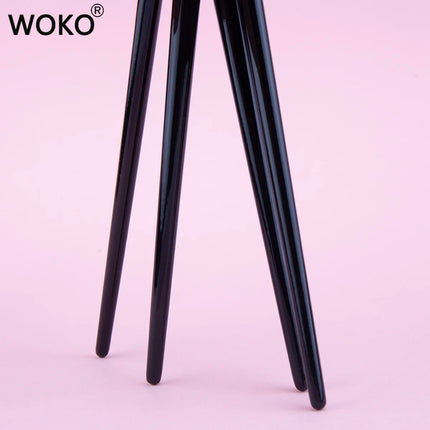 Tapered Crease Brush Large Small and Medium-sized Crease Makeup Brush Eyeshadow Crease Makeup Tool 100% Goat Hair & Copper Tube