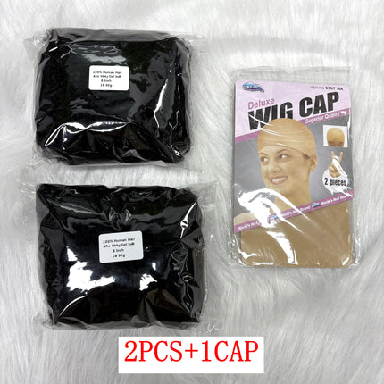 Tight Afro Kinky Bulk Human Hair for Dreadlock Extensions 100% Human Hair 30G/1 Pack 8 Inch Natural Repair Extensions for Braids