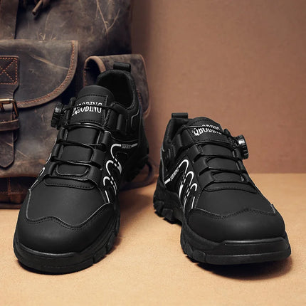 Spring and Autumn Style Driving Business Large Size British Style Comfortable Work Non-Slip Wear-Resistant Casual Shoes Korean Style Trendy Elastic Men's Shoes