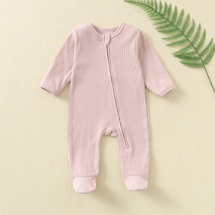 100% Cotton Buy More to Save Shipping Newborn Baby Rompers One-pieces Sleepers Jumpsuits Zipper Waffle Grows Ropa Bebe Growings