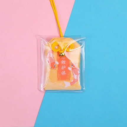 Small Blessing Japanese Prayer Lucky Charm Fortune Omamori Pray Chinese Pendant Beauty Success Couple Keychain Friend Kid Gift