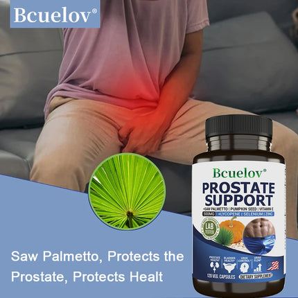 Men's Prostate & Urinary Tract Support Capsules - Saw Palmetto, Lycopene, Antioxidant, Supports prostate health, urinary health
