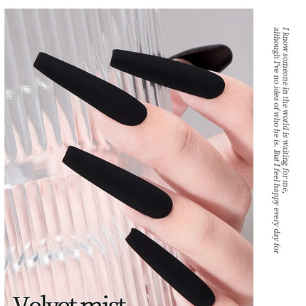 RSNAIL 10g Velvet Matte Top Coat Gel Nail Polish UV Gel Soak Off Semi-Permanent Varnish Clear Matte Top Coat Nail Art Lacquer