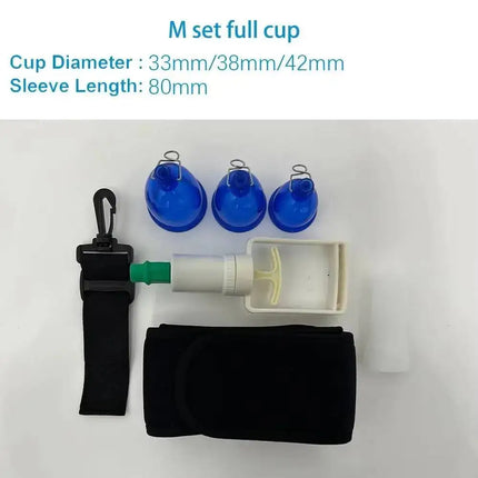Vacuum Silicone Penis Pump Penis Extender Male Enlargement Traction Device Physical Exercise