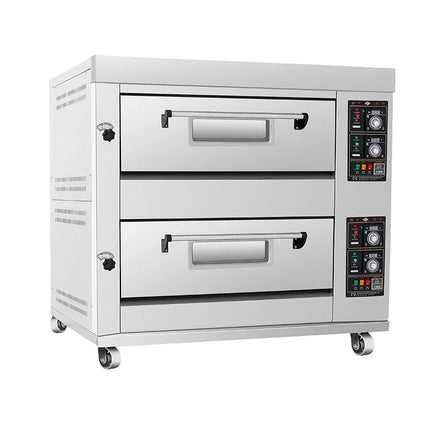 Commercial 2 3 Deck 2 4 6 9 Tray Pizza Cookie Cake Baking Oven Bakery For Bread Equipment
