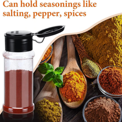 5/10/15/20PC Jars for Spices Salt and Pepper Shaker Seasoning Jar Spice Organizer Plastic Barbecue Condiment Kitchen Gadget Tool