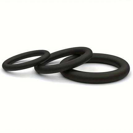 1Set Durable Semen Lock Ring Silicone Watertight Penis Ring Men Ejaculation Delay Cock Silicone Rings Sex Toys for Male Sex Ring