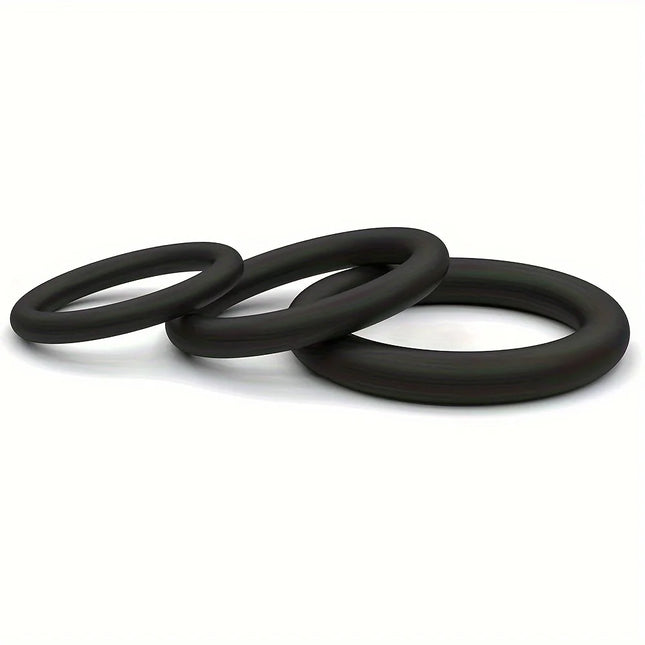 1Set Durable Semen Lock Ring Silicone Watertight Penis Ring Men Ejaculation Delay Cock Silicone Rings Sex Toys for Male Sex Ring