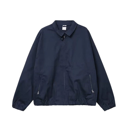 Nike SB Men's Woven Twill Skate Jacket – Dark Navy, Solid-Color, Built to Last, Comfortable Layer for Daily Wear FQ0407-410