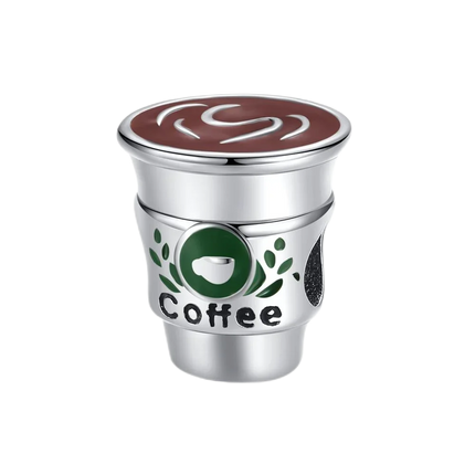 Classic 925 Sterling Coffee Cup Charms Tea Cup Beads Fit Original Bracelet Necklace Pendant Women Bracelet DIY Fine Jewelry Gift