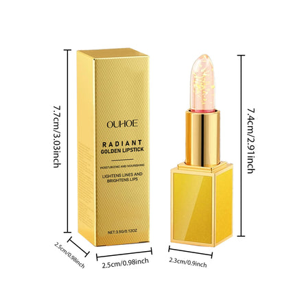 Gold Foil Moisturizing Lip Balm Moisturizes Brighten Lips Care Prevents Cracking Long Lasting No Fading Makeup Gloss Lipstick