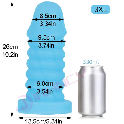 S-XXXL Huge Anal Dildos Soft Silicone Butt Plug Big Anal Plug with Suction Cup G-spot/prostate Massage 18+ Masturbate Sex Toys