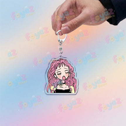 Cute Anime Nana Keychain for Accessorie Bag NANA Chibi Farming Charm Keyrings Jewelry Friends Oosaki Nan Manga Gifts