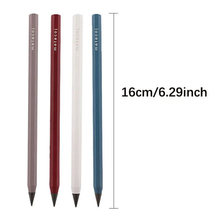 All Metal Eternal Pencil HB Lead Core New Technology Unlimited Writing Eternal Painting Supplies Novelty Stationery