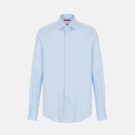 CH Men's buttoned shirt long-sleeved business casual top suitable for daily wear comfortable and pleasant to wear.