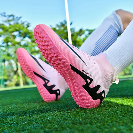 Original Men Football Field Boots Professional Society Indoor Boys Soccer Shoes Match Training Resistant Kids Football Shoes