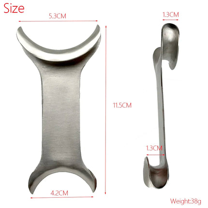 Dental Orthodontic Double Ended Lip and Cheek Retractor for Teeth Whitening Mouth Opening Autoclavable Stainless Steel Tool Set