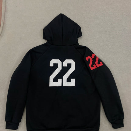 Navy Paris Horse Graphic Zip Up Hoodie, Unisex Y2K Streetwear French Jacket, Casual Edgy Number 2 Hooded Sweatshirt