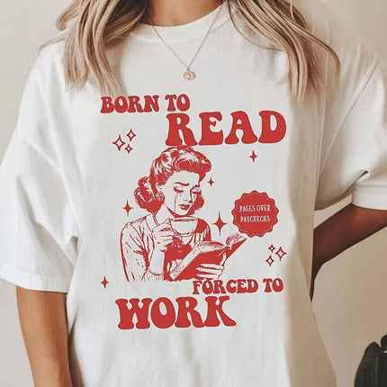 Stylish Women's Letter Print T-Shirt White Short Sleeve T Shirt Graphic Top Ladies Basic Clothing Women 90s Trend New Female Tee