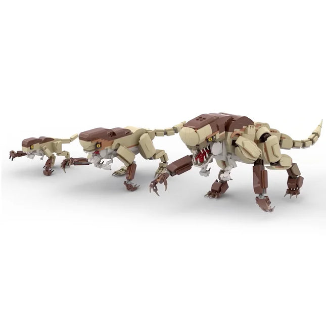 Le Da Gao World Rebirth Surrounding Dinosaurs Tyrannosaurus Rex Building Blocks Model Toy Boy