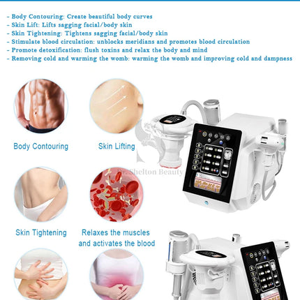 Portable Rotary Negative Pressure Slimming Device Body Massage Cellulite Reduction Weight Loss Contouring Skin Tightening Machin