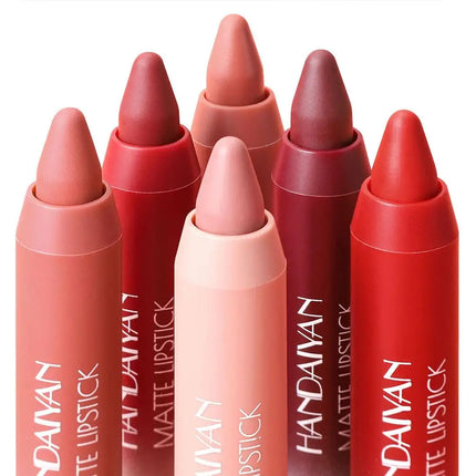 Lipliner Lip Liner Waterproof 8 Color Matte Crayon High Color Rendering Waterproof Cup Free Lipstick Tubular Lipliner Lasting