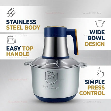 500W Electric Meat Grinder Kitchen Appliance , Food Chopper & Vegetable Chopper for home use,Meat Processor, Vegetables, Fruits