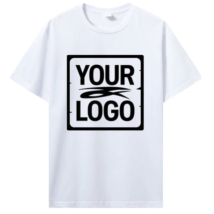 Customized Printed T-Shirt Tees DIY Your Own Design Like Photo Or Logo White T-Shirt Fashion Custom Men's Tops T-Shirt Clothing