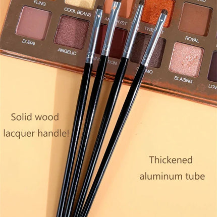 Small Angle Precise Detail Eyeshadow Brush Soft Horse Hair Eyelid Highlighter Lying Silkworm Makeup Brushes Eyes Make Up Tools
